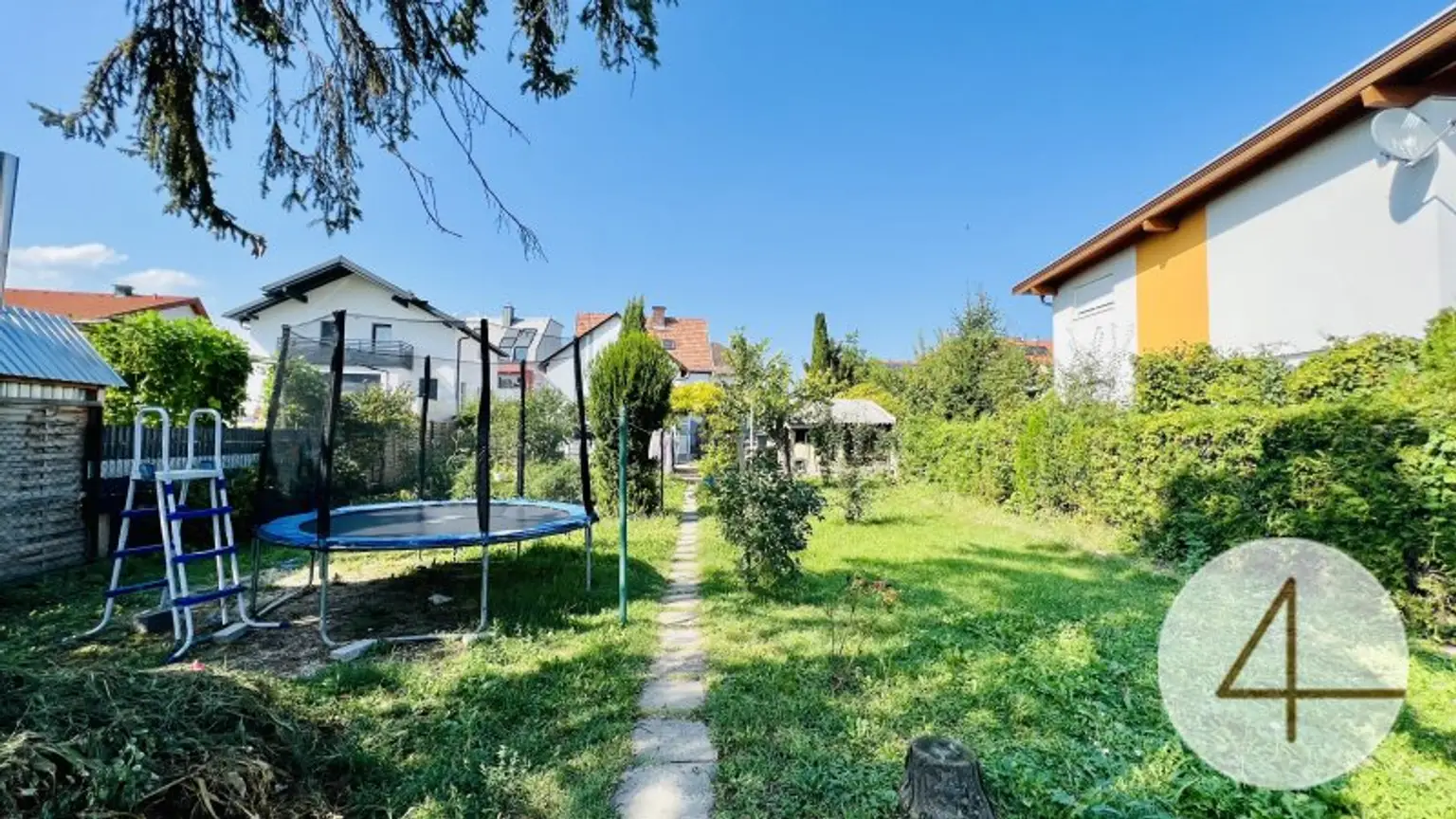 Sommeraktion! 716m² Eigengrund - Einfamilienhaus mit großen sonnigen Garten - Ruhelage - Donau ums Eck