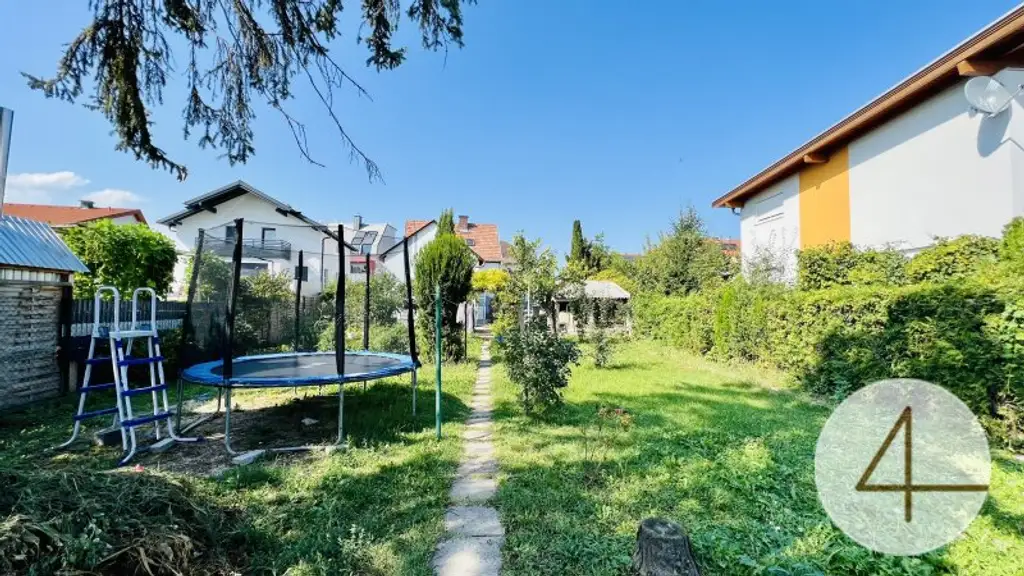 Sommeraktion! 716m² Eigengrund - Einfamilienhaus mit großen sonnigen Garten - Ruhelage - Donau ums Eck