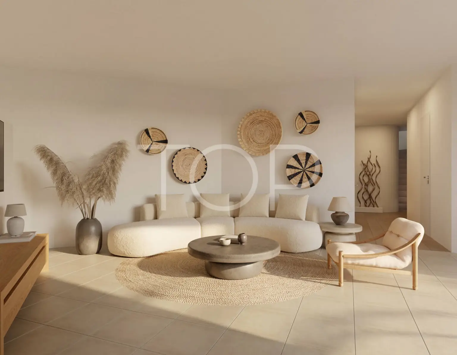 Duplex 2 dormitorios - Salón - tipo A12-1