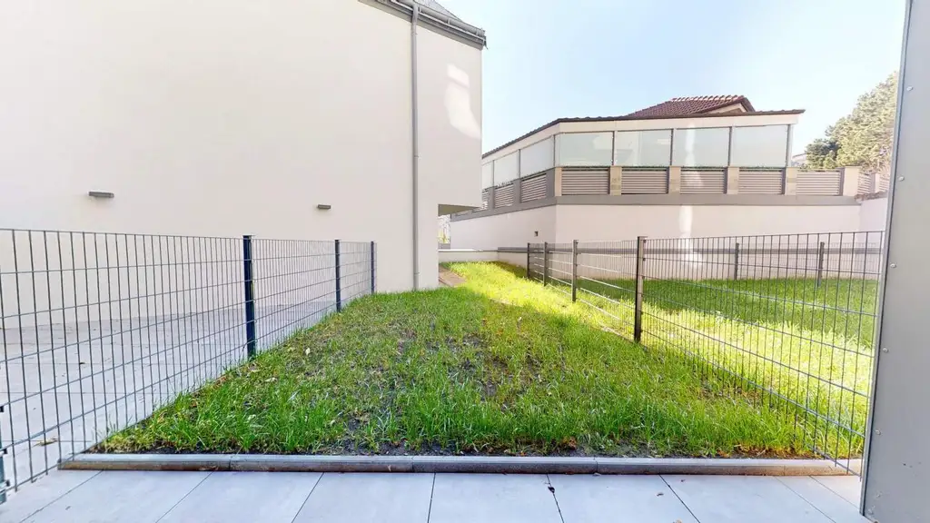 Moderne 1-Zimmer-Gartenwohnung in grüner Oase nahe der Donau!
ERSTBEZUG!