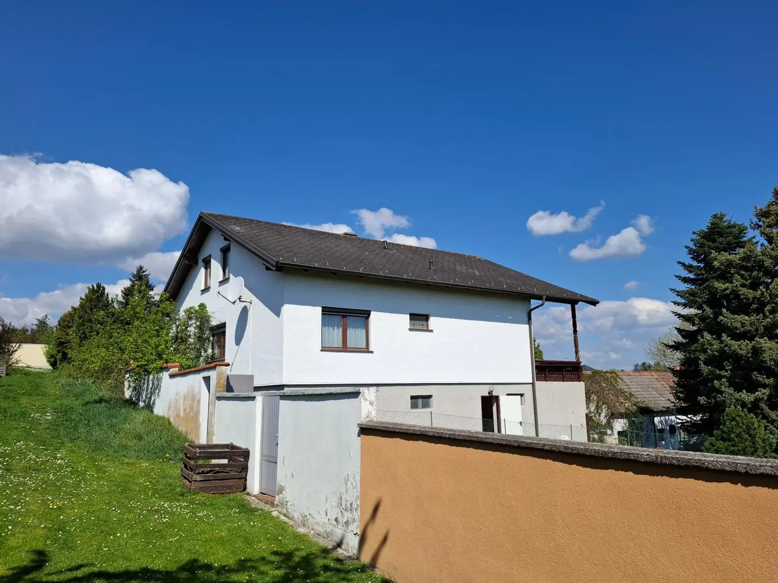 Ansicht vom Rettungsweg