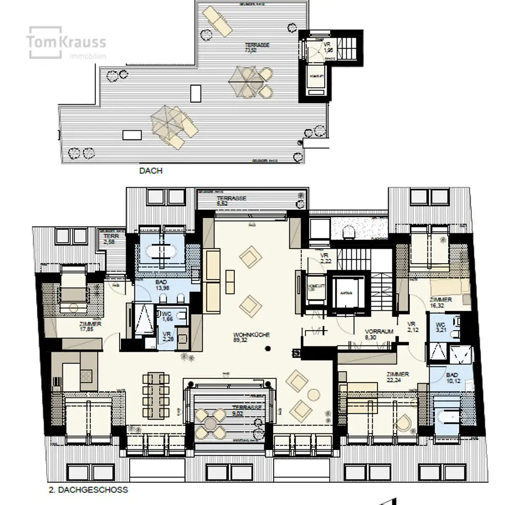 EXKLUSIVES PENTHOUSE NAHE DEM SCHLOSS BELVEDERE