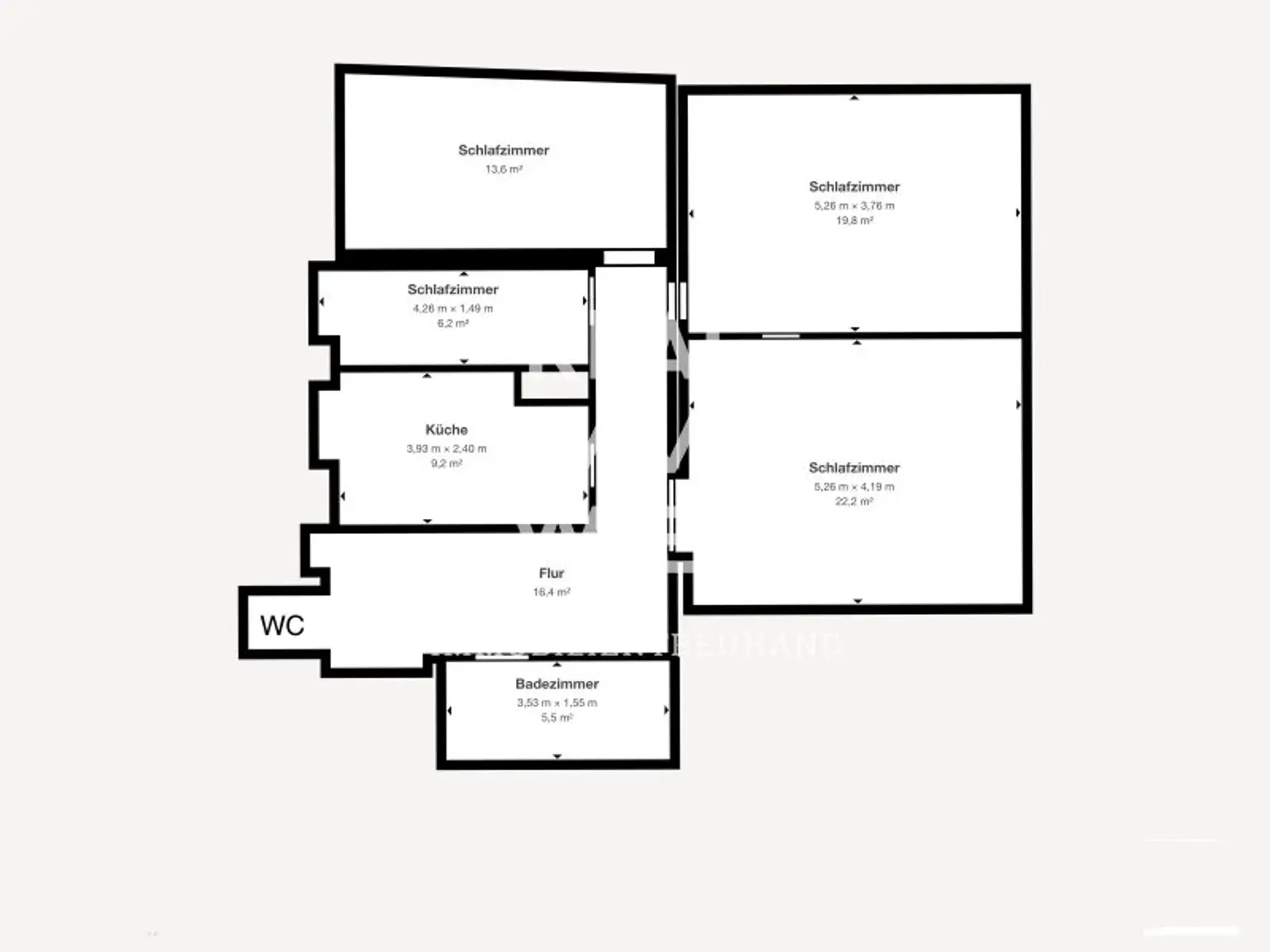 Altbau-Charme WG geeignet - 100 m² Wohlfühlwohnung