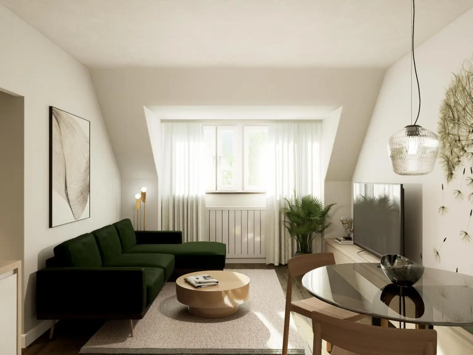Top sanierte Dachgeschosswohnung in 1180 Wien – ideal für Singles & Paare