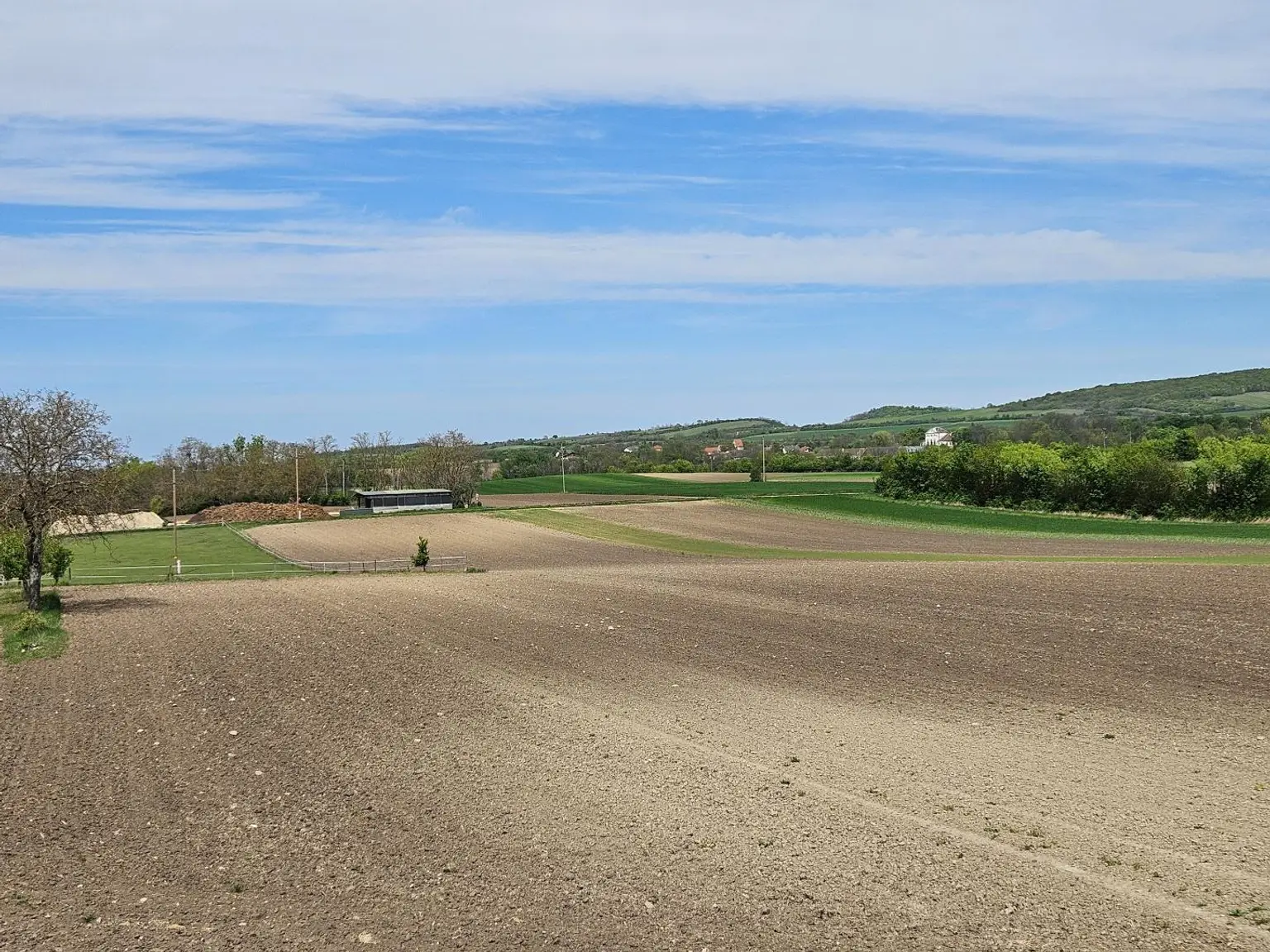 Aussicht vom Balkon auf Schloss Kirchstetten (2)