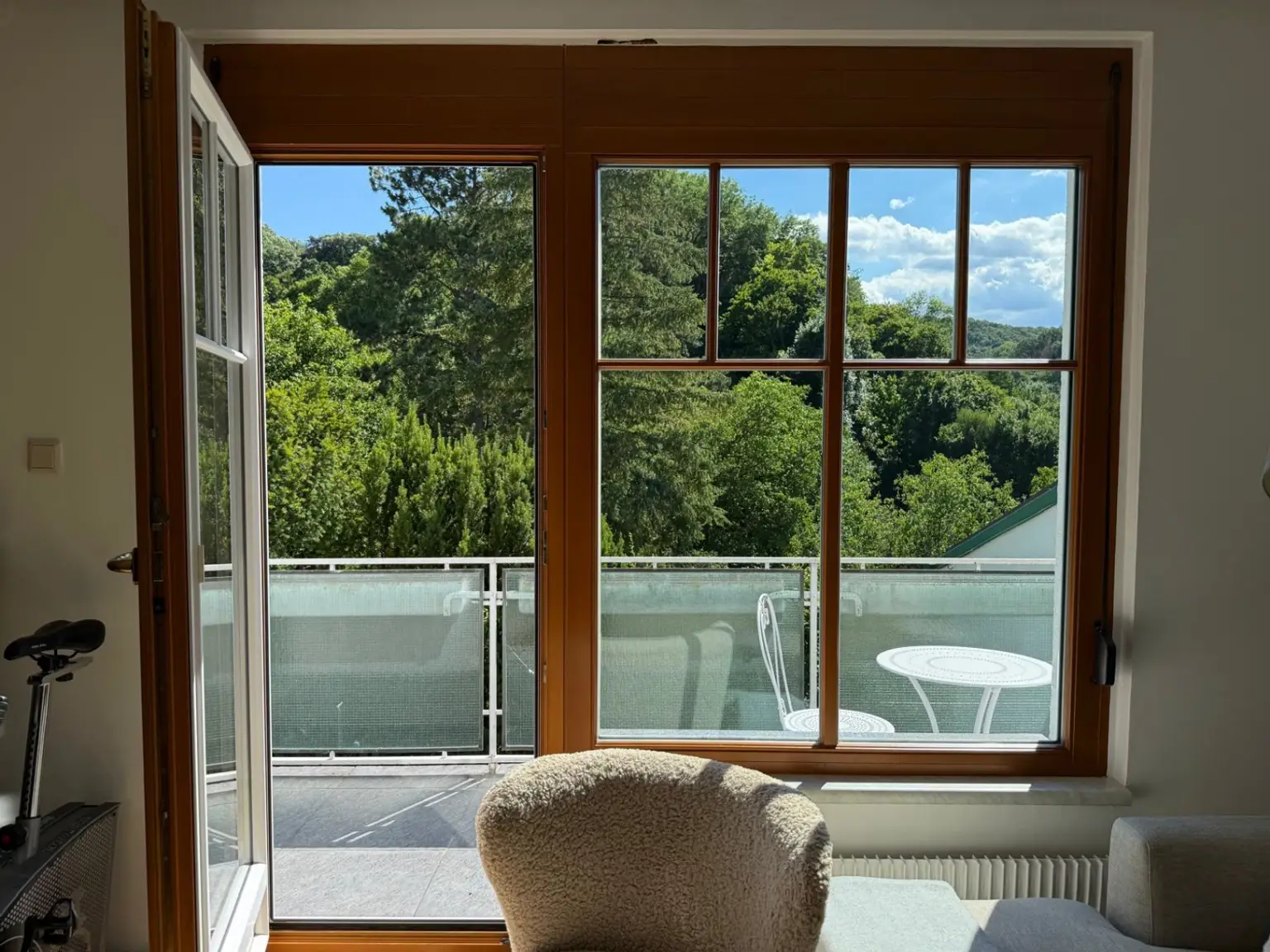 Blick zur Freifläche
