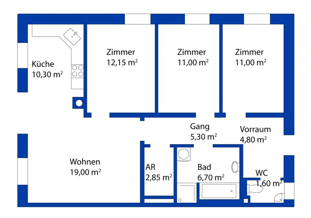 NEUBAUWOHNUNG zu mieten, ERSTBEZUG , in 3061, Nähe Neulengbach