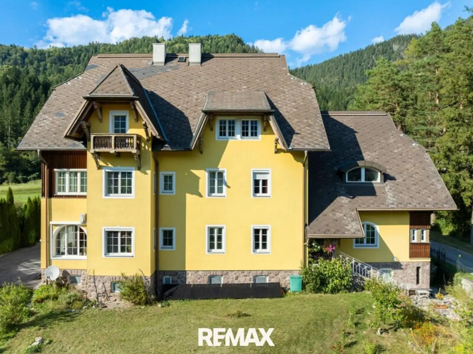 Sonnige Südfassade