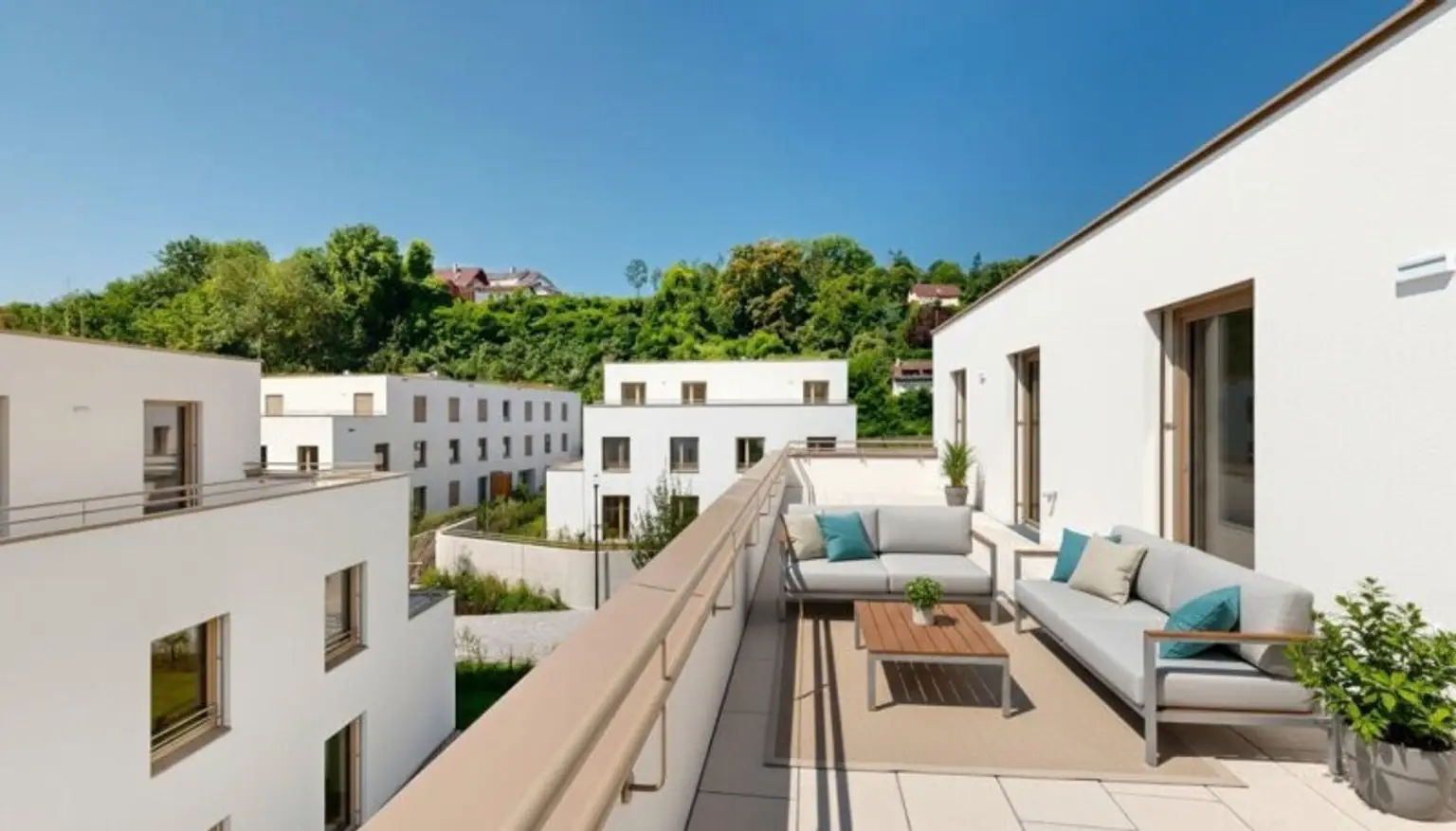 marena - Wohnen in Krems: 4-Zimmer-Wohnung mit großer, sonniger Dachterrasse