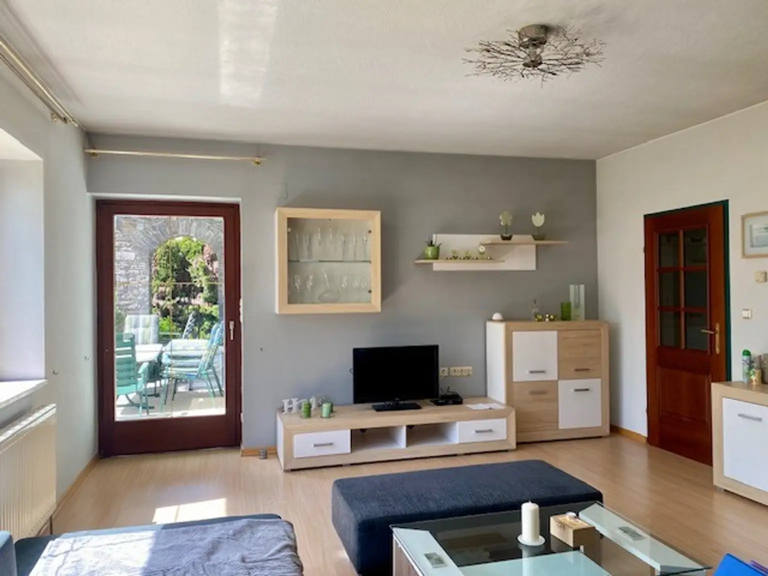 Wohnzimmer, Terrassenzugang