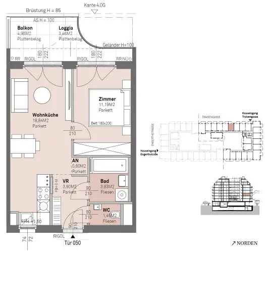 PROVISIONSFREI - Modernes wohnen am Donauufer mit Donaublick!