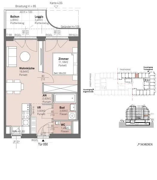 PROVISIONSFREI - Modernes wohnen am Donauufer mit Donaublick!