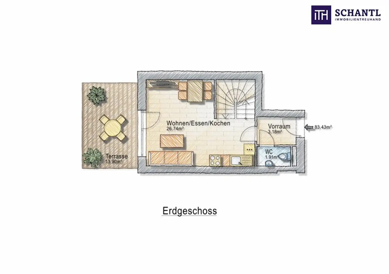 HAUSGEFÜHL - 4 Zimmer MAISONETTE - GARTEN - TERRASSE - BALKON - Garantierte Fertigstellung September 2027 - PROVISIONSFREI!!!