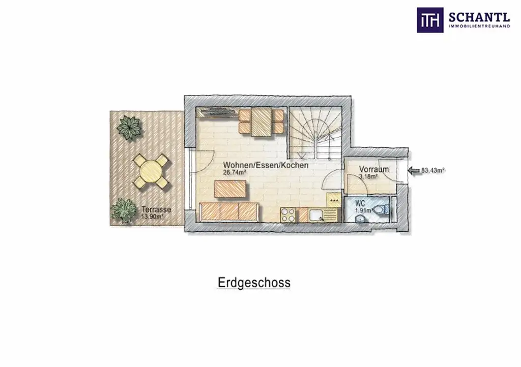 HAUSGEFÜHL - 4 Zimmer MAISONETTE - GARTEN - TERRASSE - BALKON - Garantierte Fertigstellung September 2027 - PROVISIONSFREI!!!