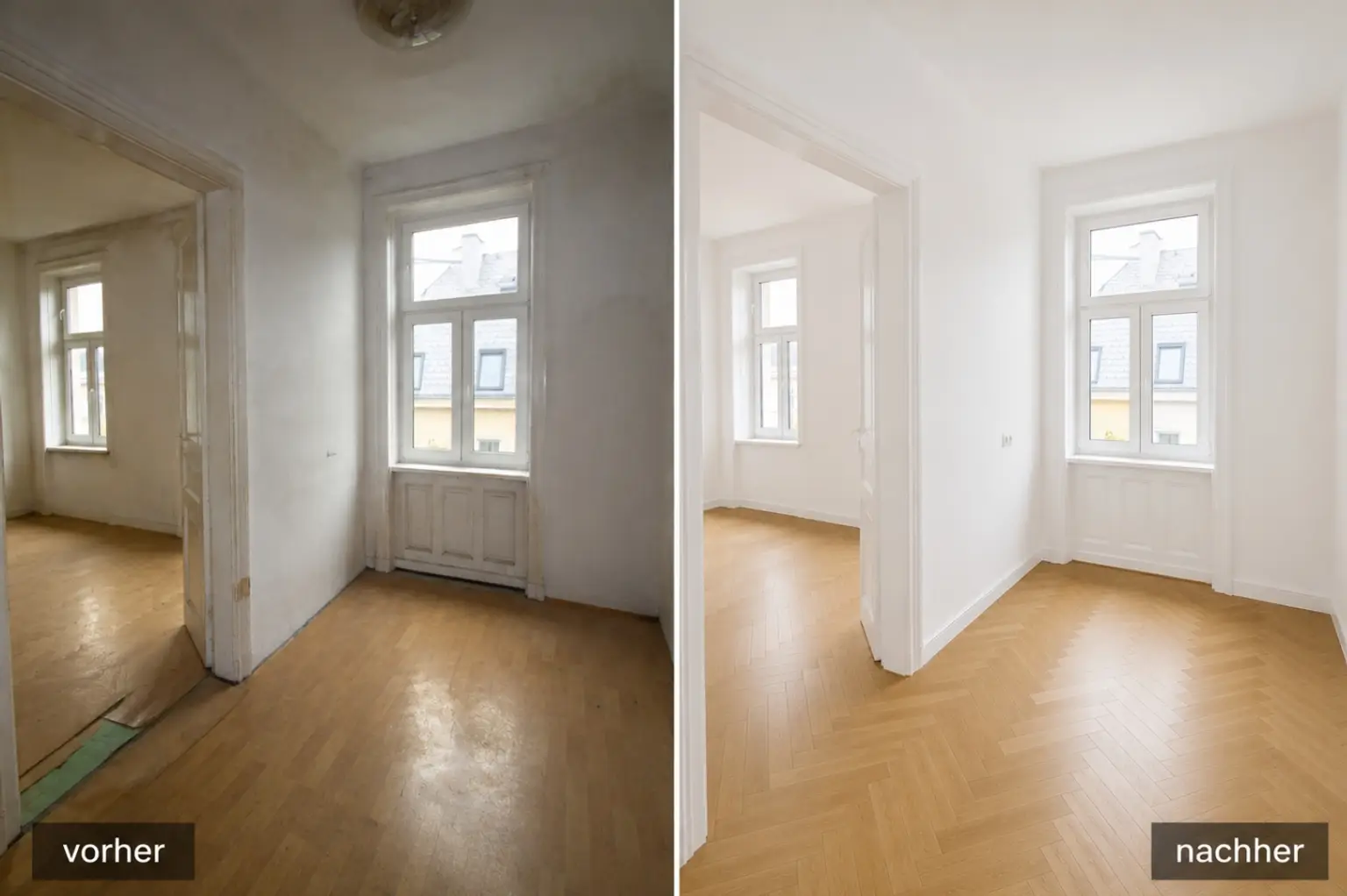 Zimmer 2 vorher nach