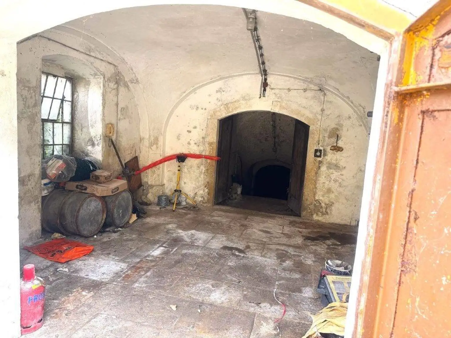 derzeitiger Kellereingangsbereich