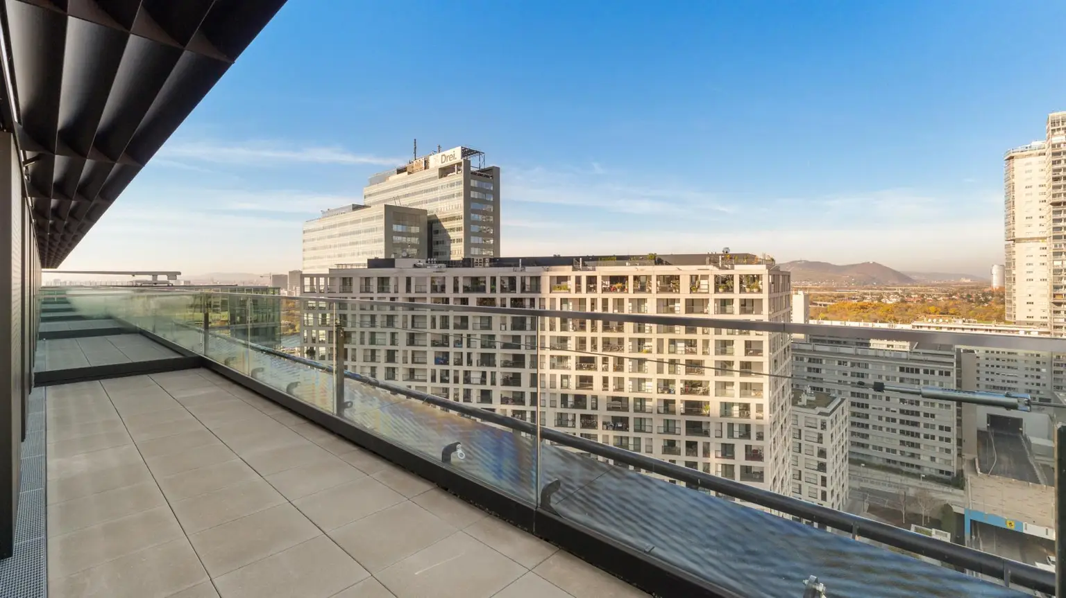 2 Zimmer High-End-Apartment mit Terrasse bei der UNO-City!! ERSTBEZUG!! DC-FLATS
