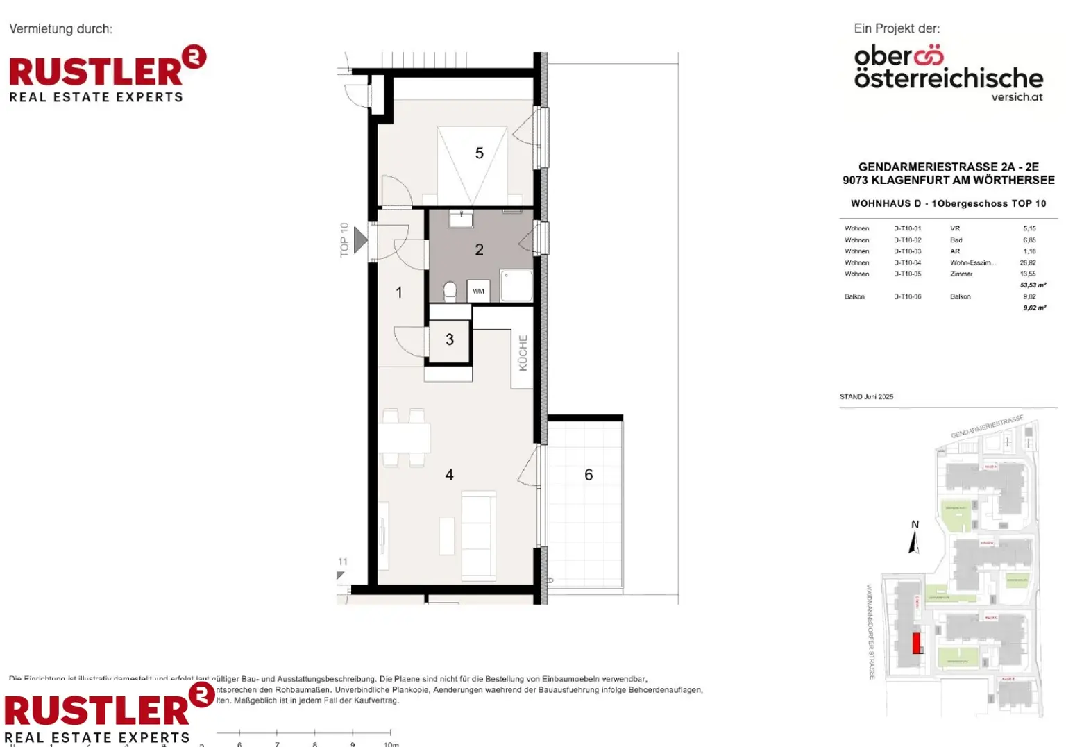 TRIVARA - Wohnen, wie man leben will - Moderne 2 Zimmer Wohnung mit Balkon D-10