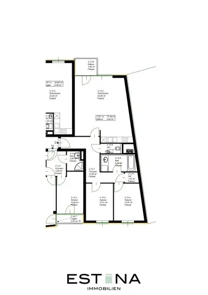 Familienwohnung mit Balkon - Nahe U4 Pilgramgasse