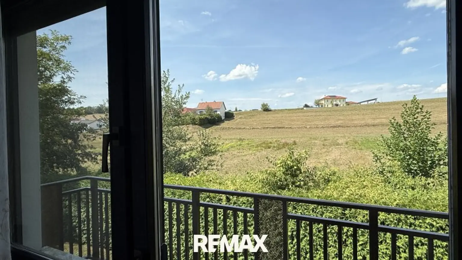 Ausblick Schlafzimmer mit Balkon