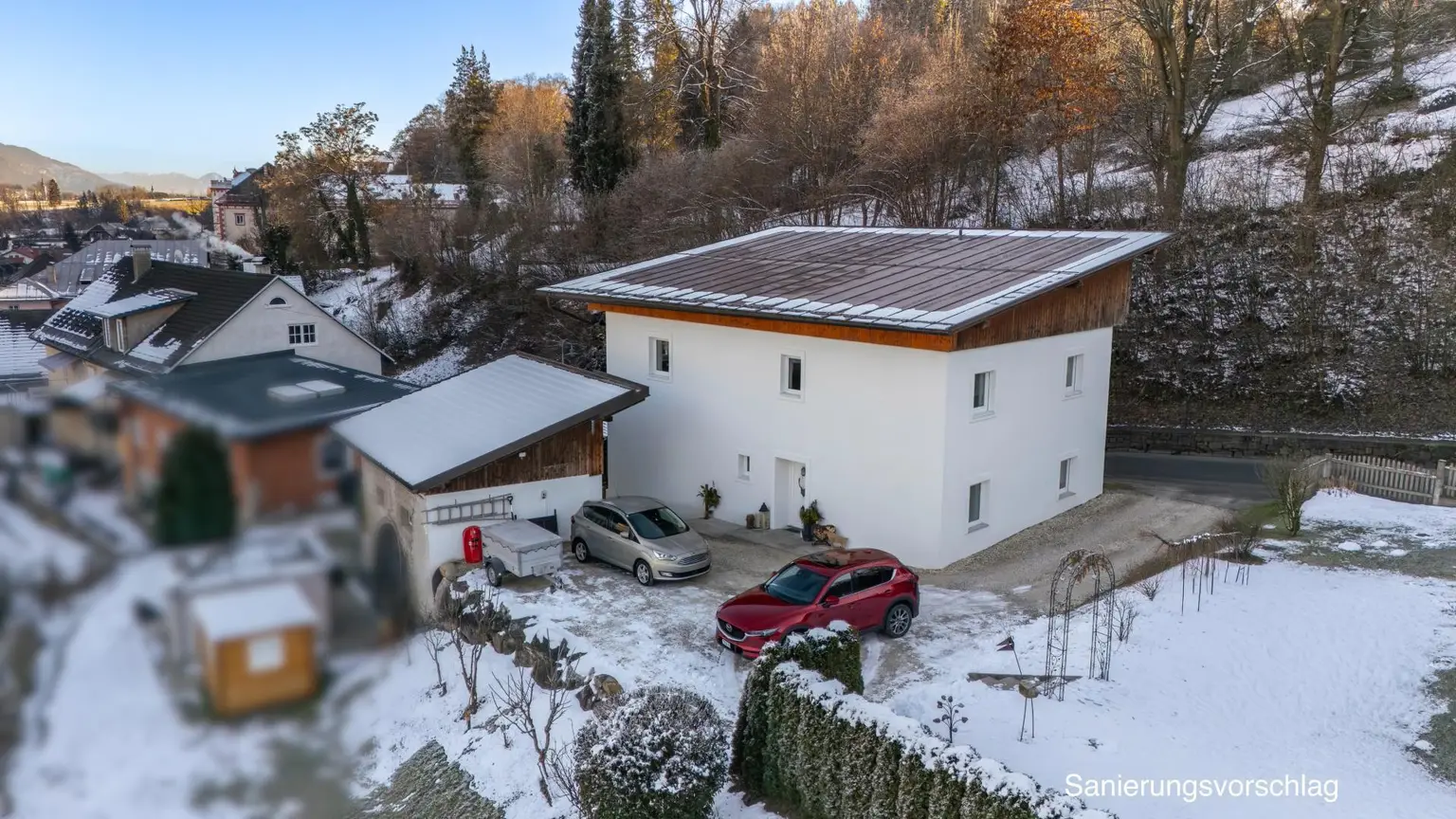 Luftbild Nordwest - Sanierungsvorschlag