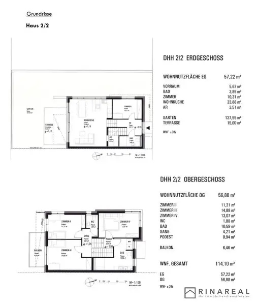 Fasangasse (Haus 2/2) | Moderne Doppelhaushälfte - ERSTBEZUG | 5 Zimmer | Weitblick | schlüsselfertige Ausführung