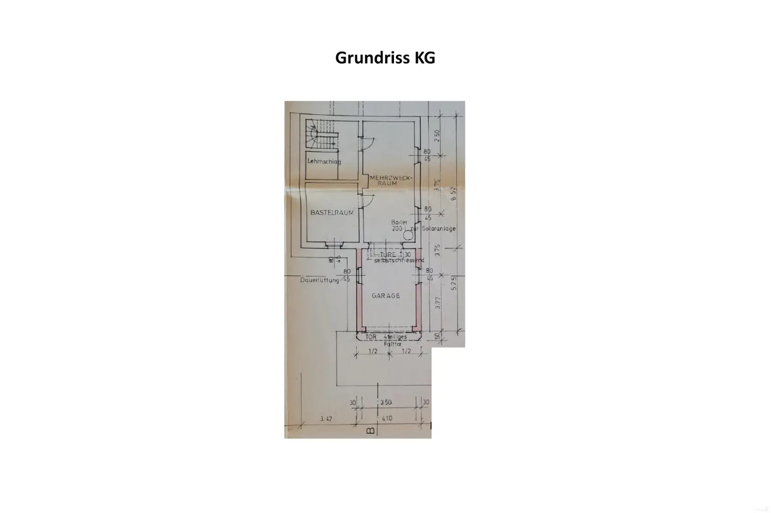Grundriss KG