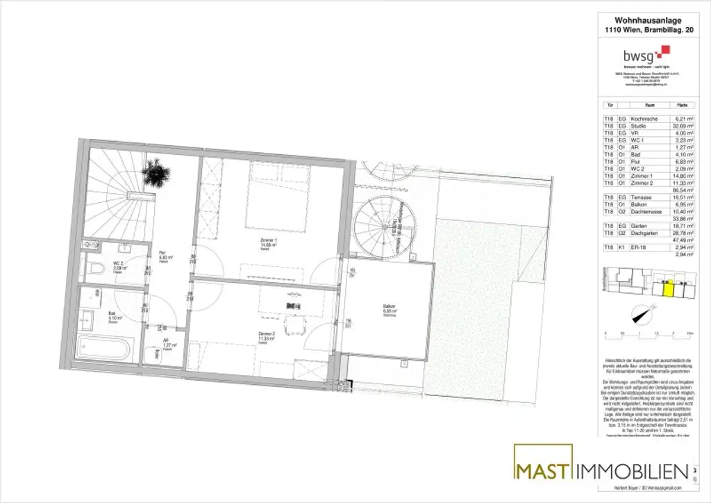 *NEU* Town-House mit bis zu 3,1 m Raumhöhe und Dachterrasse