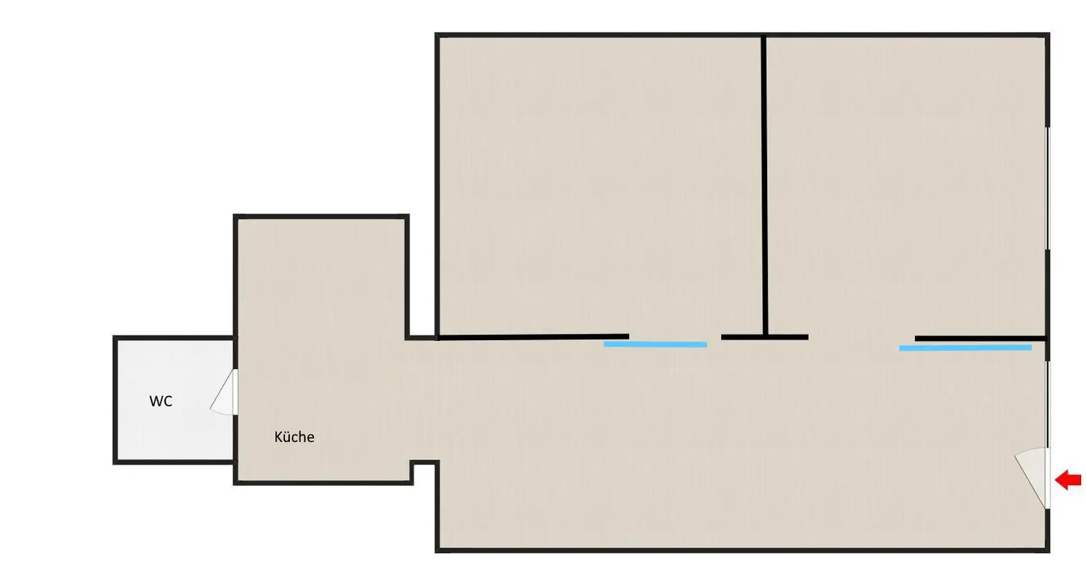 04. Gewerbeobjekt 1010 Wien - Grundriss