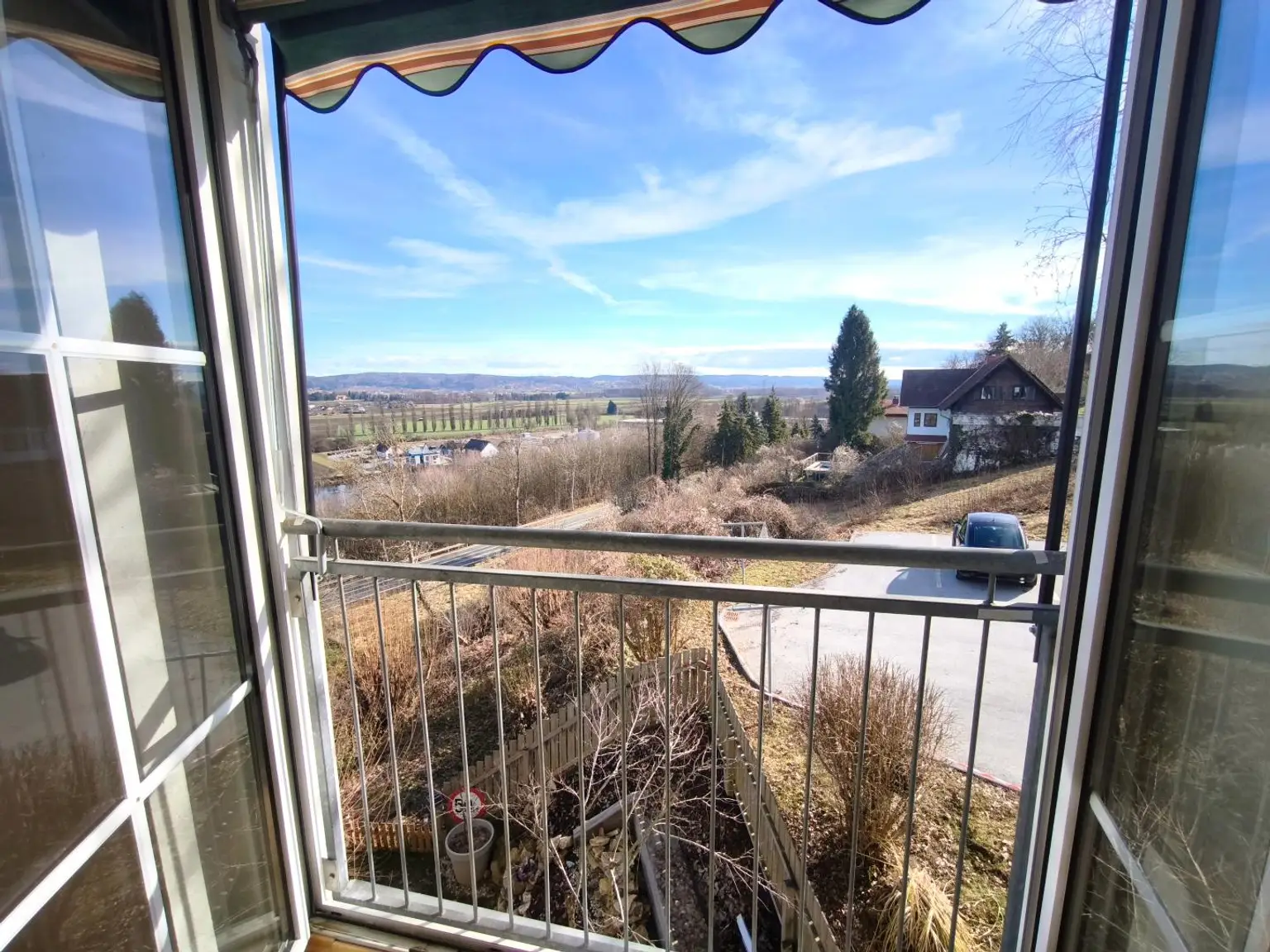 Aussicht Schlafzimmer franz Balkon