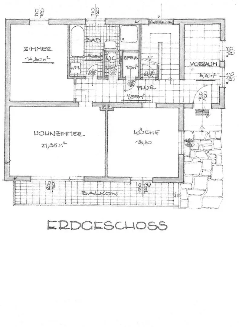 Plan Erdgeschoß