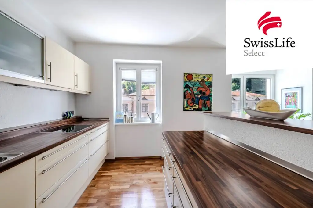 Großzügige & stilvolle Maisonette mit sonniger Dachterrasse