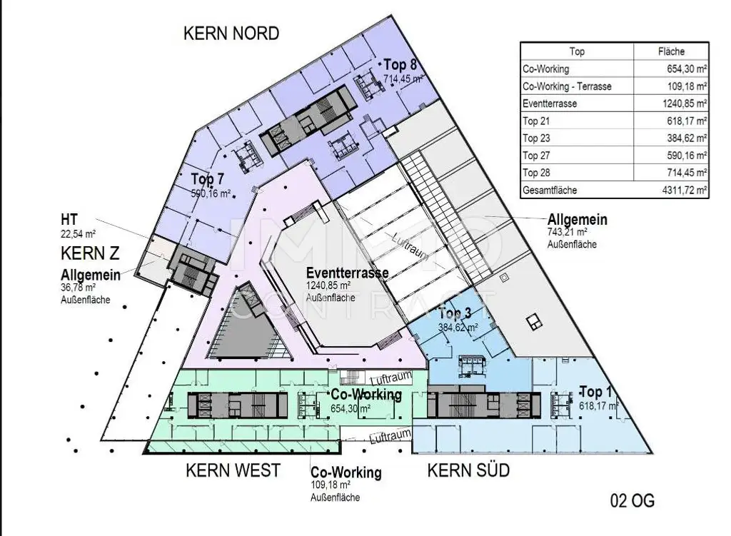 Teilbare Gewerbe-/ Lagerfläche im Central Hub im TwentyOne zu mieten