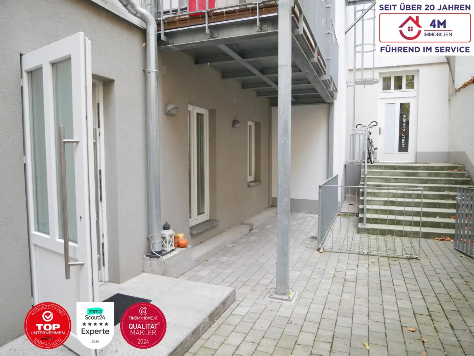 Vielseitig nutzbare Gewerbeimmobilie in WU-Nähe mit Terrasse - Kurzzeitvermietung möglich