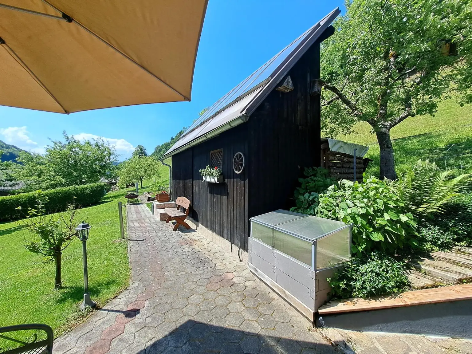Blick von OG-Terrasse
