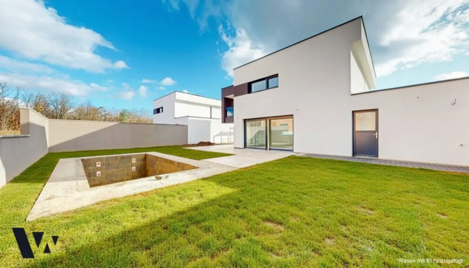 BELAGSFERTIGES DESIGNERHAUS MIT GARTEN & POOL IN STRASSHOF