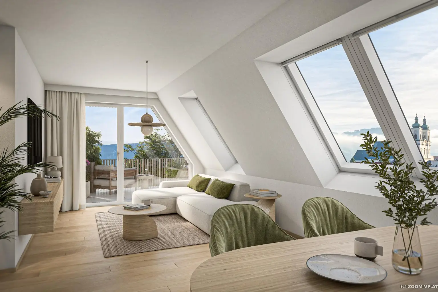 Rendering Penthouse Berthold & Elisabeth Garsten