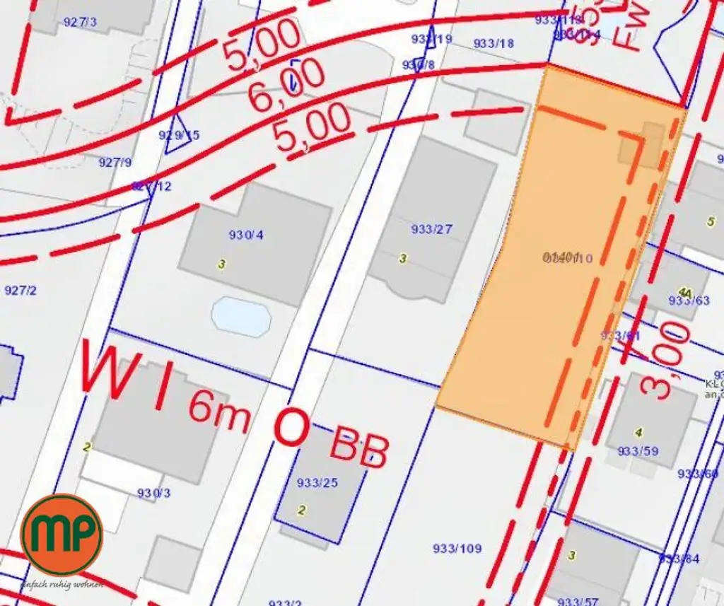 Exklusives Bauträgerpaket: 4 unbebaute Grundstücke bei den Weinbergen mit großem Entwicklungspotenzial