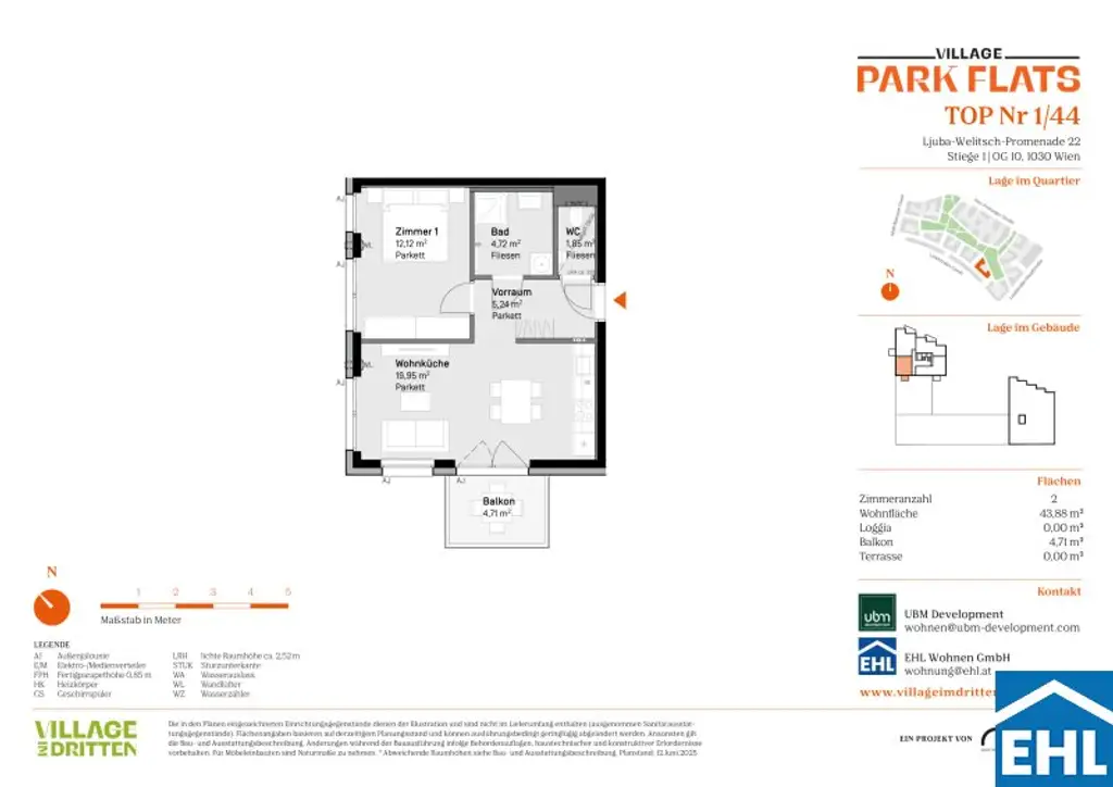 Parknähe und Urbanität vereint: Die PARK FLATS
