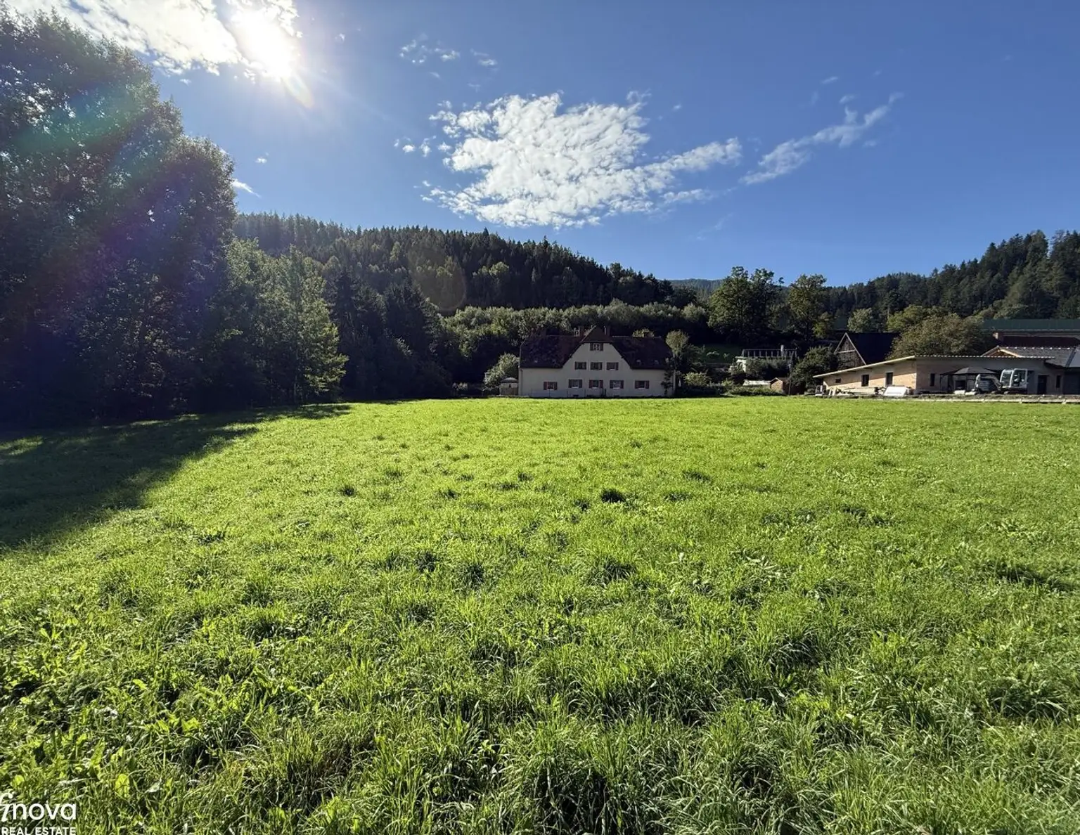 Baugrundstück im Grenzkataster - 3.830 m² in sonniger Lage - Niklasdorf / Waltenbach!!