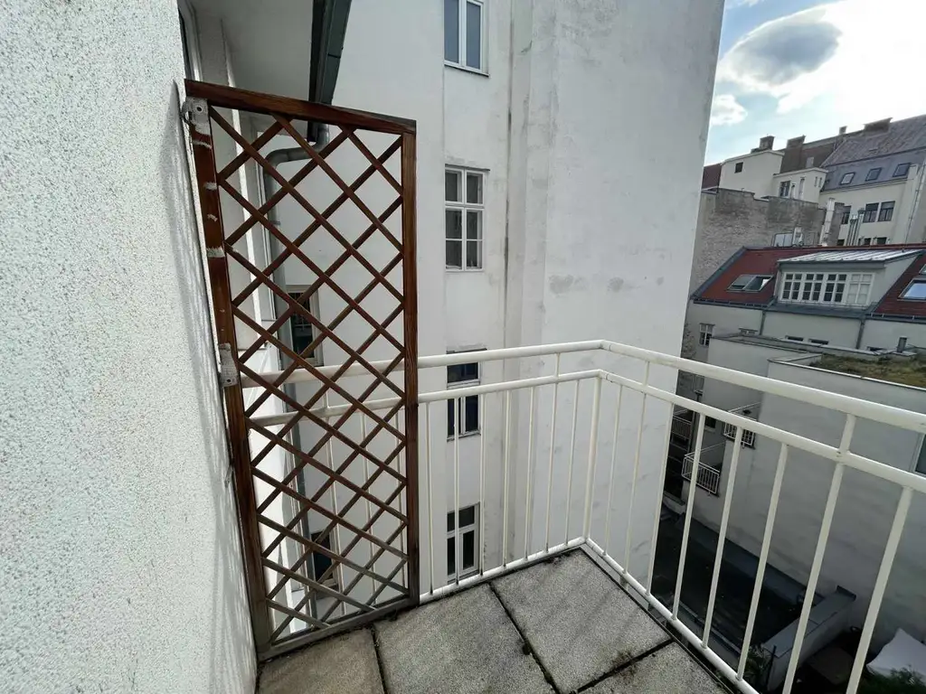 Schöne 1-Zimmer-Wohnung mit Balkon im 7.Bezirk!