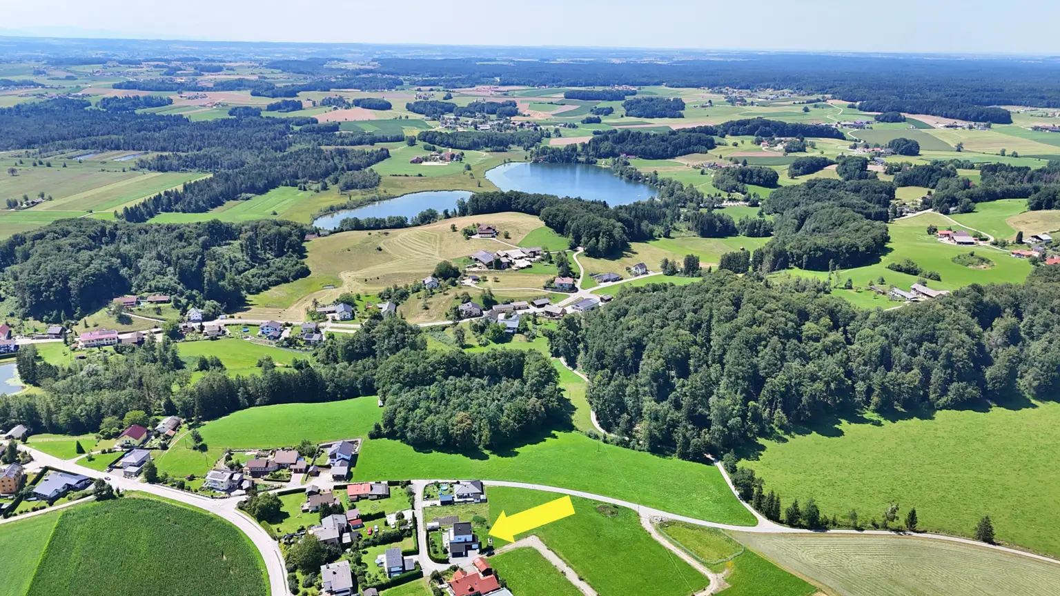 Modernes Einfamilienhaus nahe Ibmer See – Wohnen im Innviertler Naturidyll