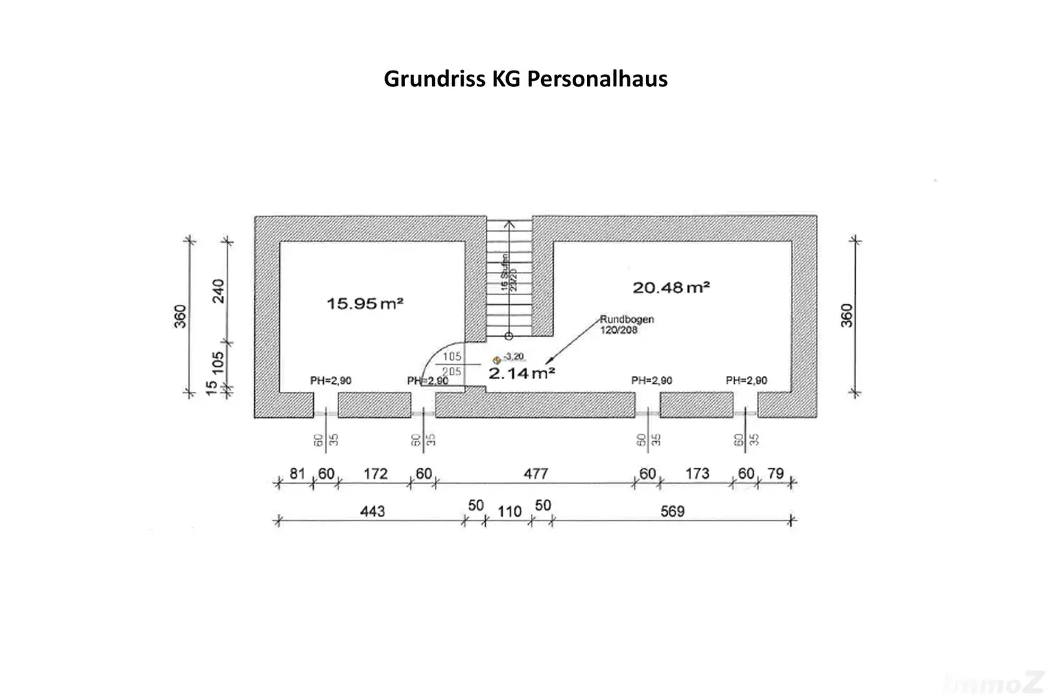 Grundriss KG Personalhaus