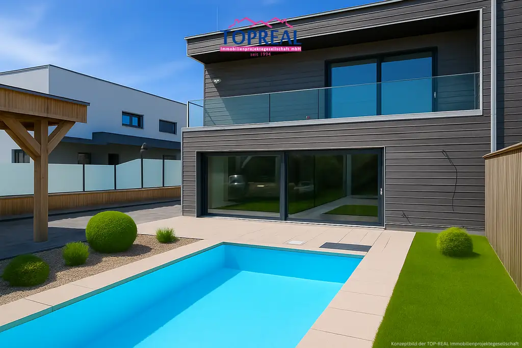 Modernes Wohnen auf höchstem Niveau: Erstbezug mit Smart Home, Salzwasserpool & 149 m² Wohnfläche in Wels-West