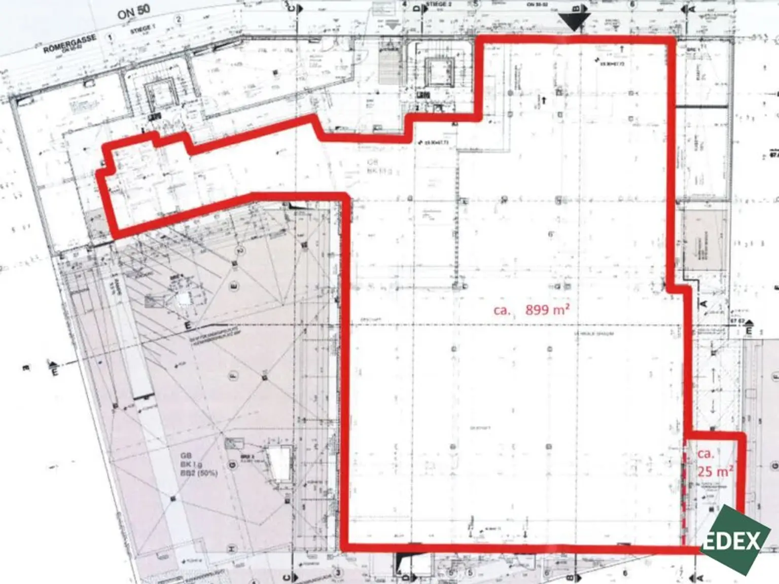 Langfristig vermietetes Geschäftslokal in der Römergasse