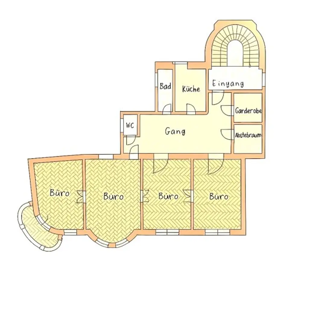 Charmante Bürofläche im sanierten Stilaltbau, unmittelbar bei der U4 und nahe dem 1. Bezirk
