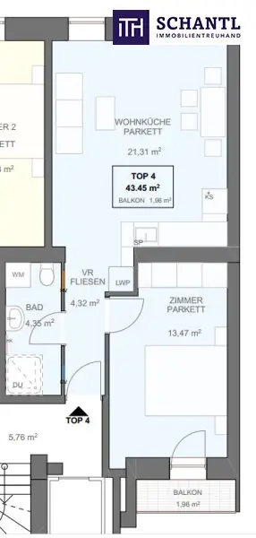Wohntraum in der Mayssengasse – Erstbezug: 2-Zimmer-Altbau mit Innenhofbalkon & hochwertiger Ausstattung ***