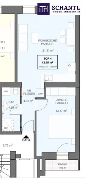 Wohntraum in der Mayssengasse – Erstbezug: 2-Zimmer-Altbau mit Innenhofbalkon & hochwertiger Ausstattung ***