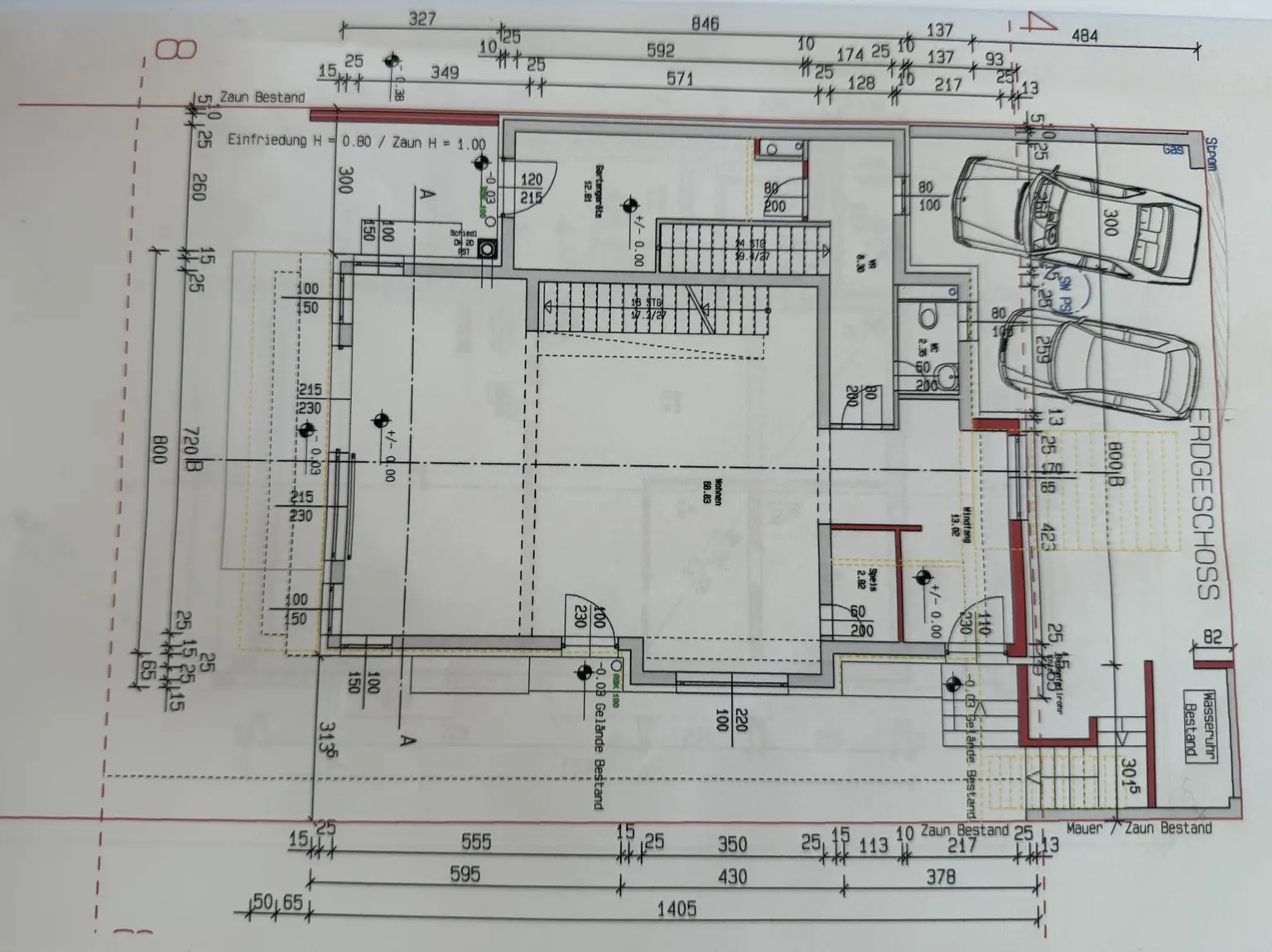 Grundriss EG mit Aussenanlagen