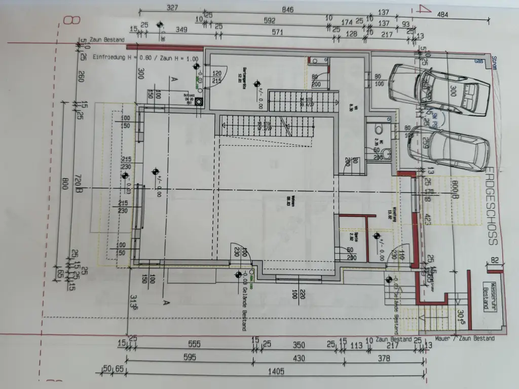 Grundriss EG mit Aussenanlagen